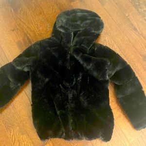 American Widgeon girl’s faux fur jacket
